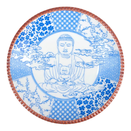 【HARVEST × イゲ皿 by よざん窯】大仏 6寸皿(約18cm)