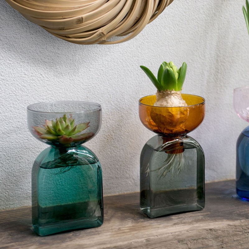 AMABRO (アマブロ) TWO TONE VASE(Square)AM×GY