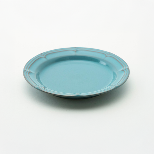 ラフィネ  アンティークブルー 16cm リムプレート