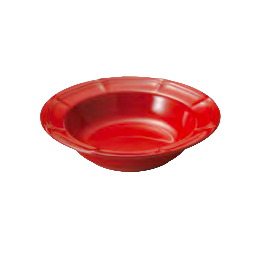 ラフィネ ヴィンテージレッド 21.5cm リムスープボウル