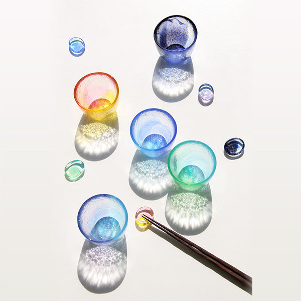 空のいろどり 箸置 朝焼け 岩澤硝子