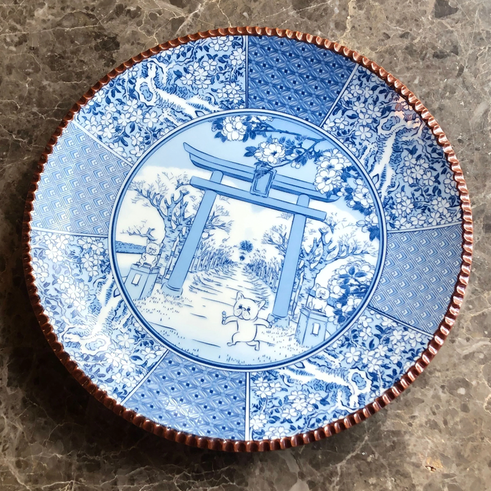 【再入荷5月末】段葛を歩くショーキチ 7寸皿(初回完売)