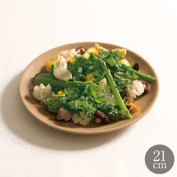 Saturnia(サタルニア) シビリアカラー シナモン デザートプレート 21cm 食器