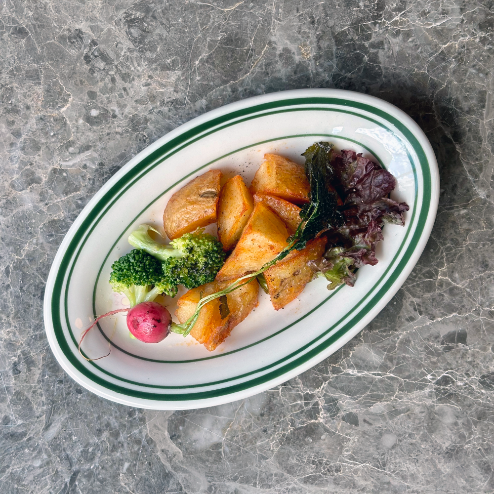 TUXTON タクストン Green Bay 18cm オーバルプレート グリーンベイ