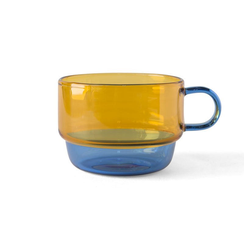 AMABRO (アマブロ) TWO TONE STACKING MUG Yellow × Blue イエロー ブルー スタッキング マグ