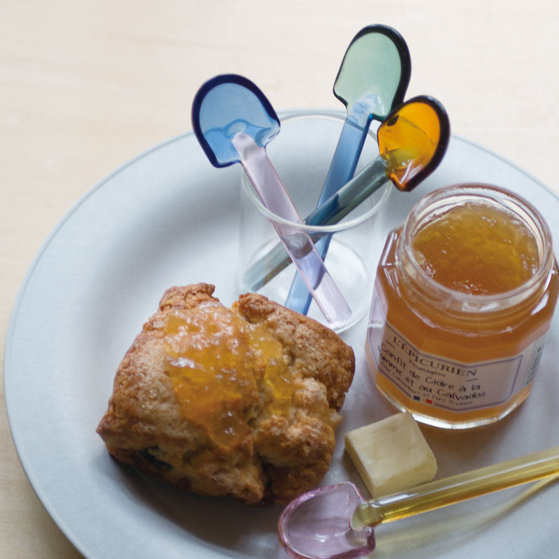 AMABRO (アマブロ) SNOW SHOVEL (Pink×Yellow) ピンク イエロー 黄色 カトラリー ティースプーン ジャムスプーン スノウ ショベル