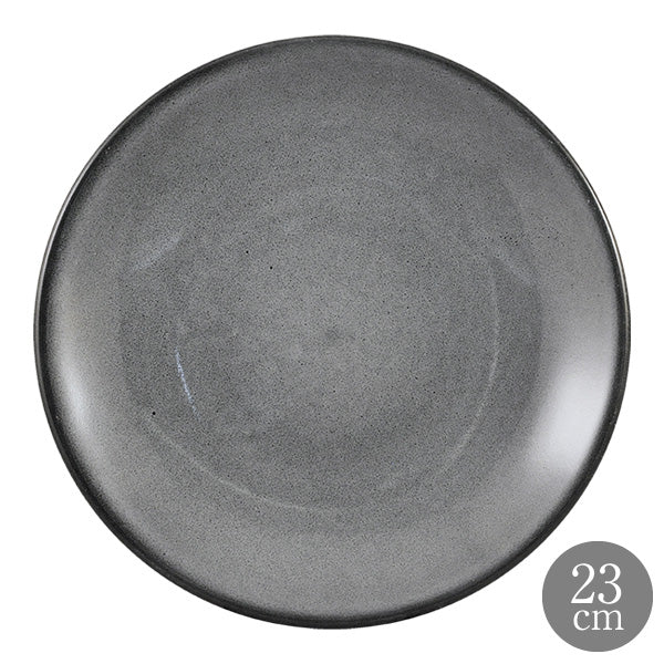 ANFORA デナリグレイ23cmクーププレート