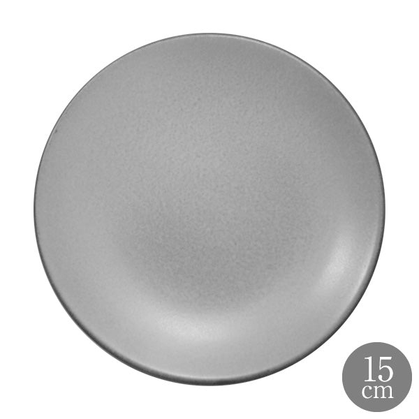 ANFORA マットグレイ15cmクーププレート