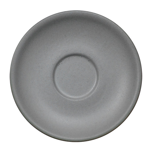 ANFORA マットグレイコーヒーソーサー