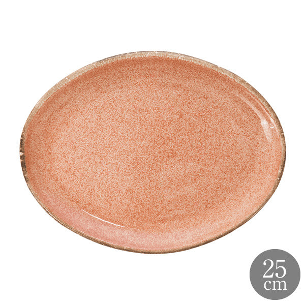 ANFORA カボ オレンジ 25cm オーバルプレート