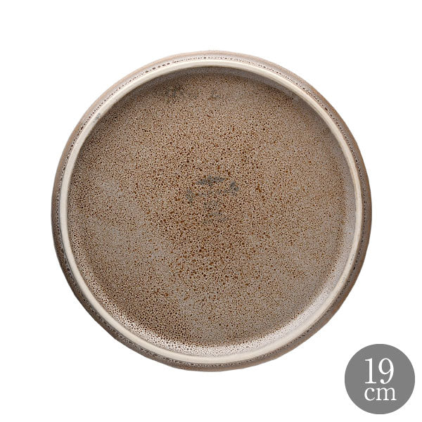 ANFORA タカナ ブラウン 19cmスタックトレイプレート