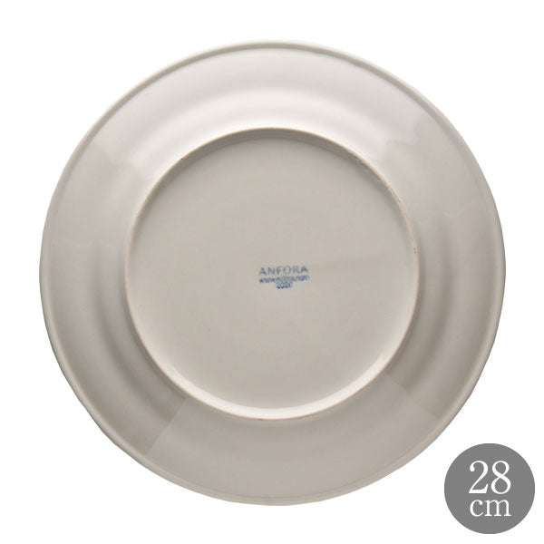 ANFORA プエブラネグロ 28cmディナープレート