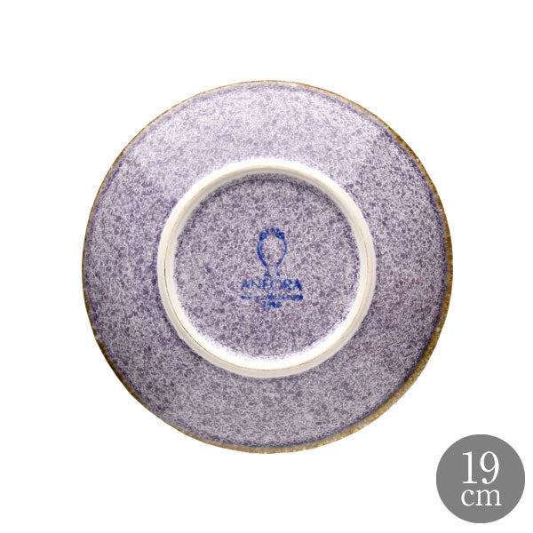 ANFORA カボパープル 19cmクーププレート