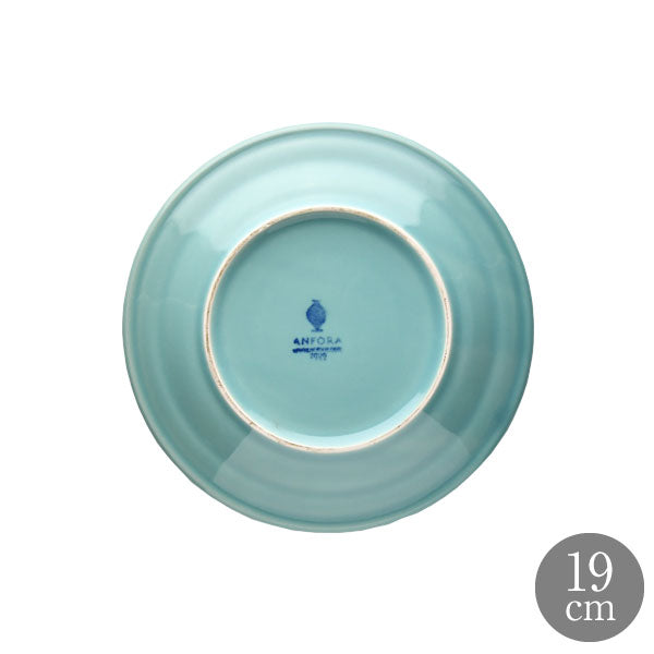 ANFORA コロリド アクアマリン 19cmプレート