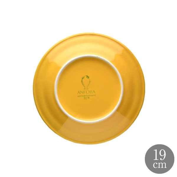 ANFORA コロリド イエロー 19cmプレート