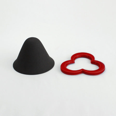 カフェハット コーヒー セラミックフィルター ペーパーレス ドリッパー 赤 Coffee hat red 肥前吉田焼
