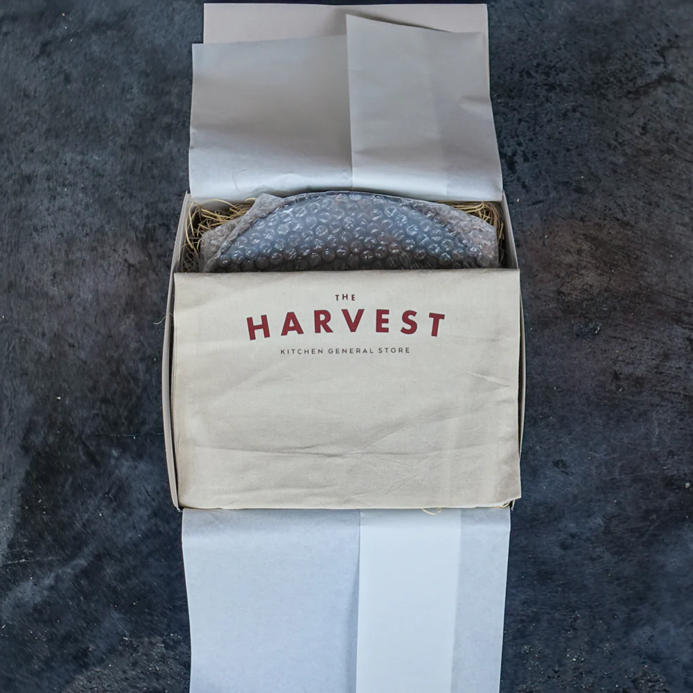 HARVEST ギフトセット Shigaraki Kuro Plate 25cm ✕2枚