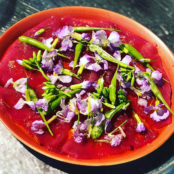 Glad ラウンドプレート 18cm ディープレッド  皿