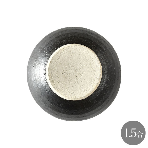 HARVEST Rice Pot Kuro ライス ポット お櫃 黒 ブラック 1.5合 信楽焼