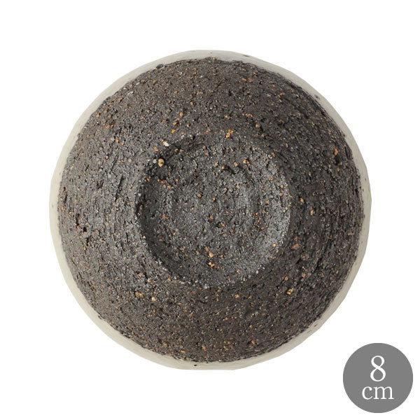 HARVEST SOIL BW スモールカップ 8cm ブラック&ホワイト 信楽焼