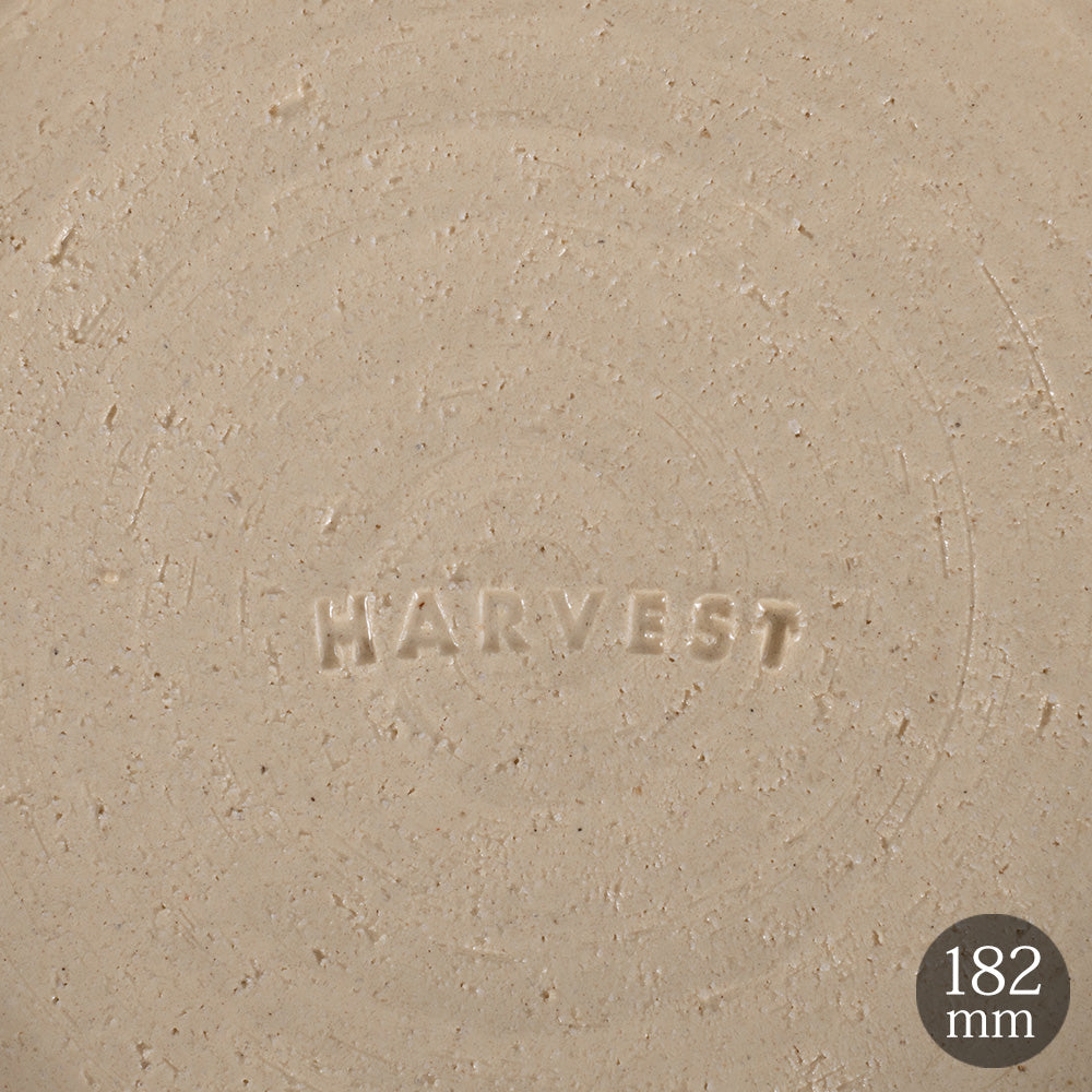 HARVEST CRAZE ハーベスト クレイズ 18cm フラットプレート クリア 信楽焼 皿