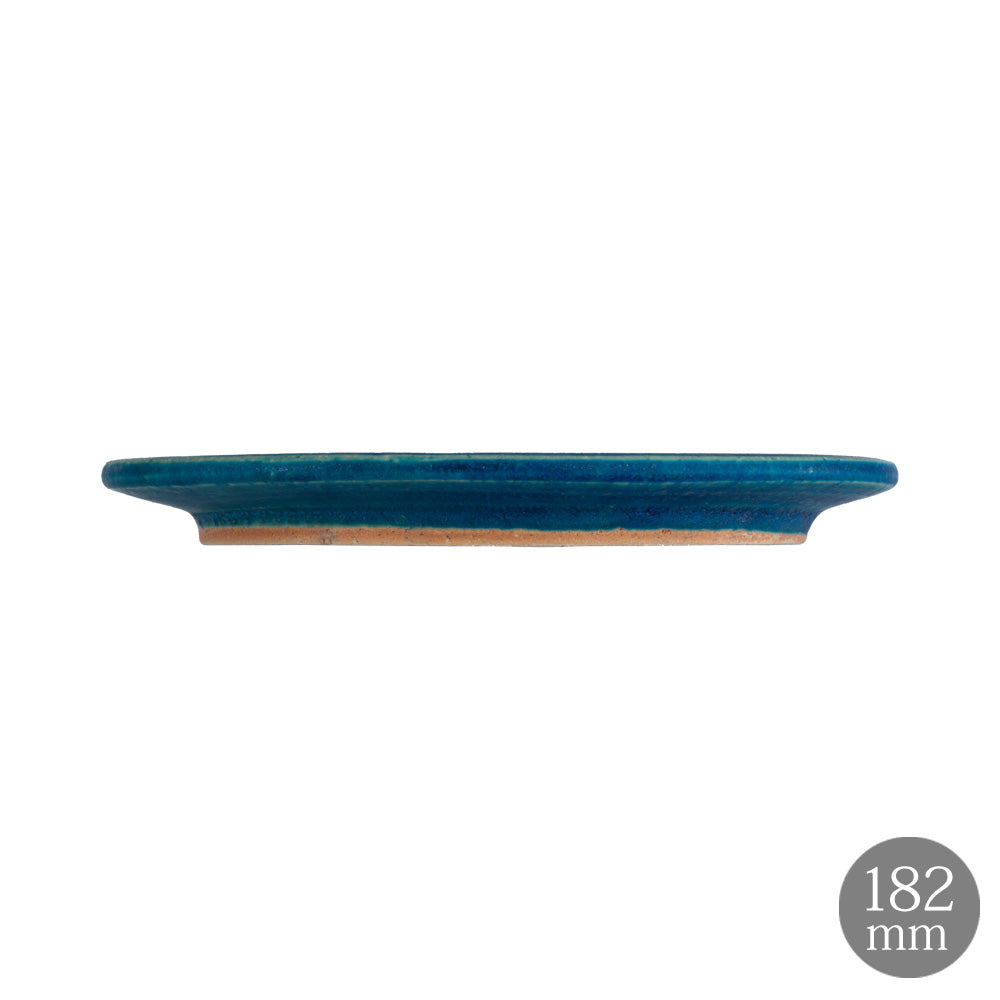 HARVEST BLUE VELVET ブルーベルベット 18cm 信楽焼 フラットプレート