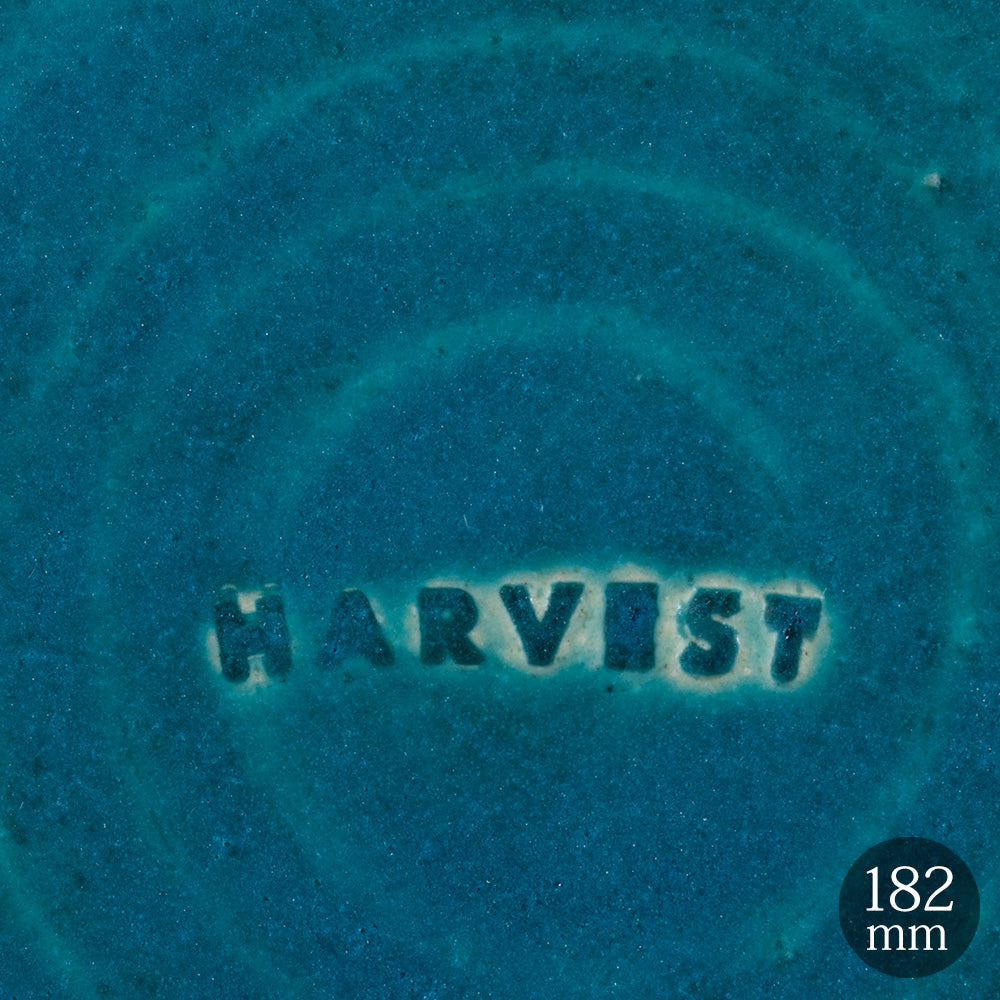 HARVEST BLUE VELVET ブルーベルベット 18cm 信楽焼 フラットプレート