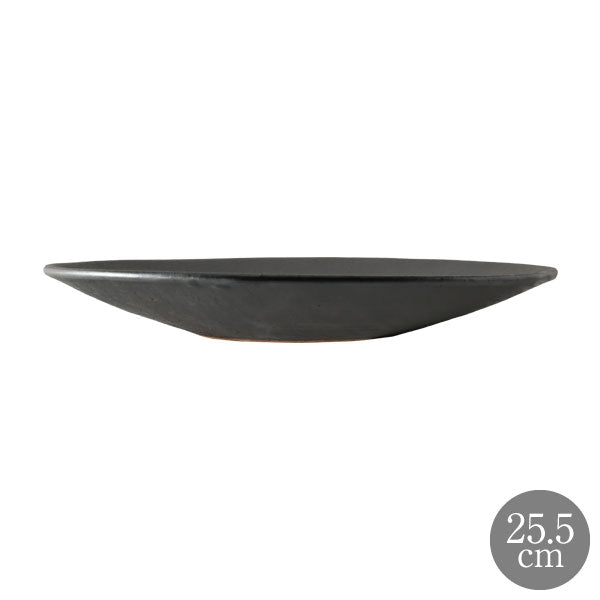 HARVEST kuro プレート 信楽焼 皿 25.5cm