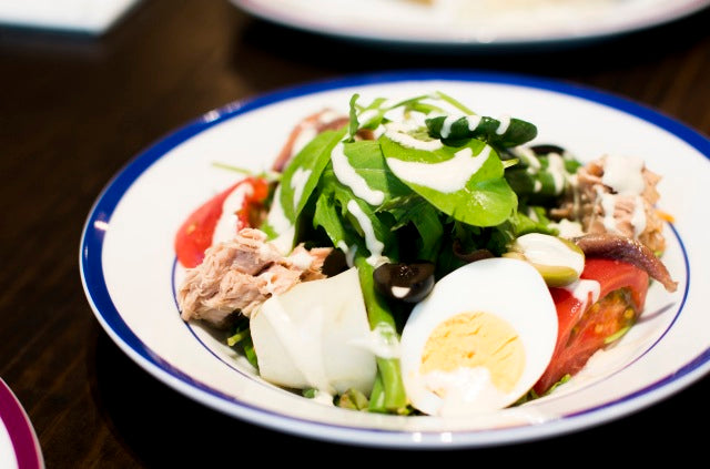 LA MOISSON ラ・モワッソン ブラッセリーブルー 9インチ スープ皿 深皿 ディーププレート (23cm×4.3cm)