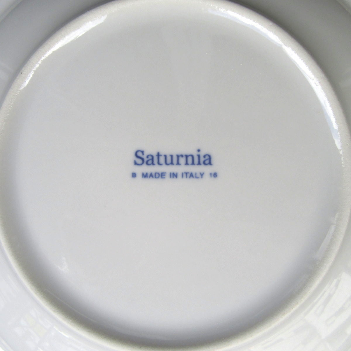 <独占販売> Saturnia(サタルニア) ミラノロッソ レッド ライン ディナー プレート 24cm