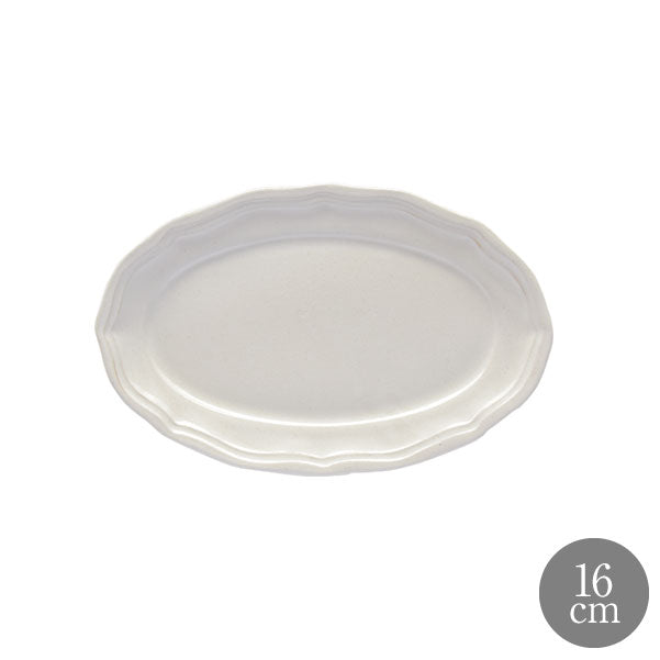 LA MOISSON ラ・モワッソン ビストロ ホワイト 16cm オーバルプレート