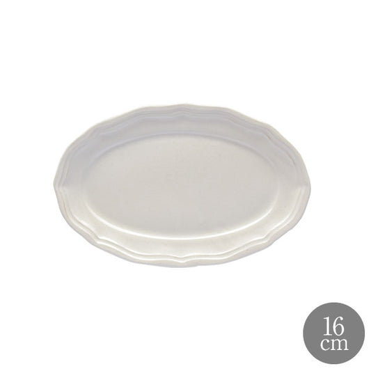 LA MOISSON ラ・モワッソン ビストロ ホワイト 16cm オーバルプレート