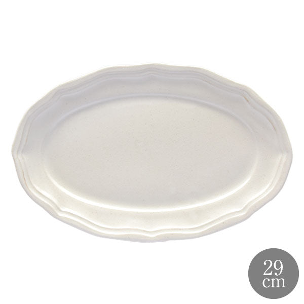 LA MOISSON ラ・モワッソン ビストロ ホワイト 29cm オーバルプレート