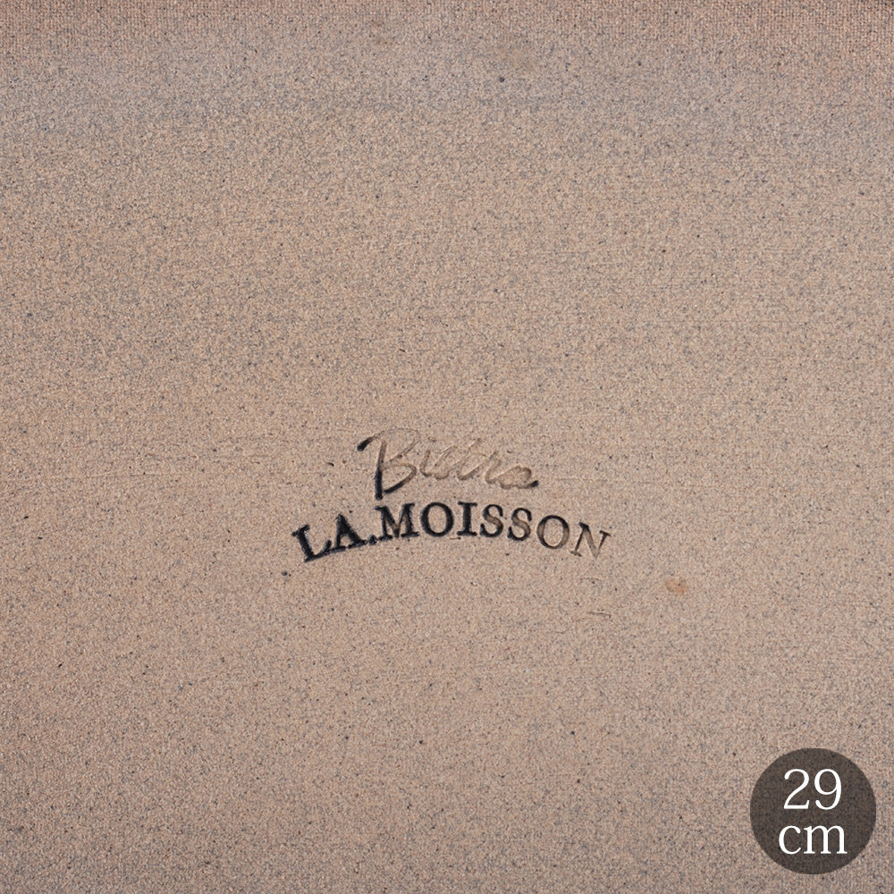 LA MOISSON ラ・モワッソン ビストロ マットブラック 29cm オーバルプレート
