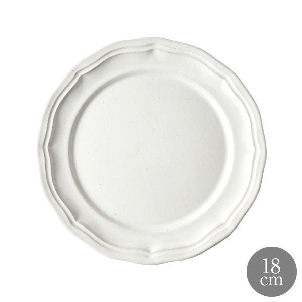 LA MOISSON ラ・モワッソン ビストロ ホワイト 18cm ブレッドプレート