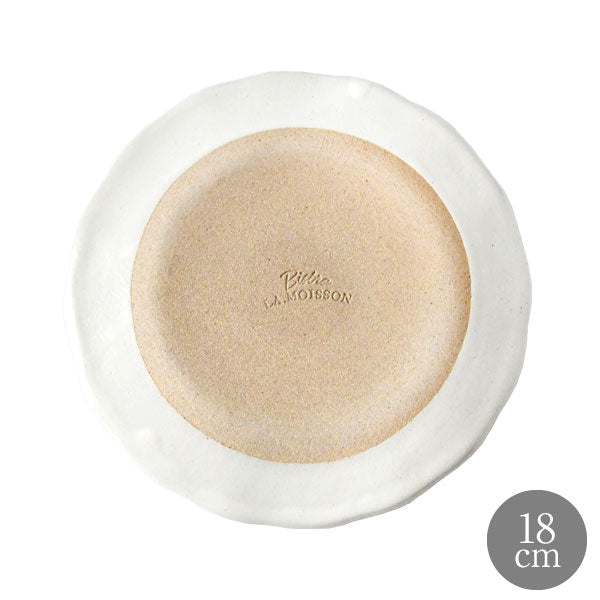 LA MOISSON ラ・モワッソン ビストロ ホワイト 18cm ブレッドプレート