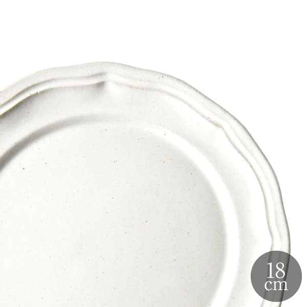 LA MOISSON ラ・モワッソン ビストロ ホワイト 18cm ブレッドプレート