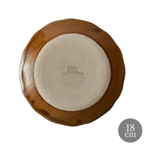 LA MOISSON ラ・モワッソン ビストロ アンバー 18cm ブレッドプレート