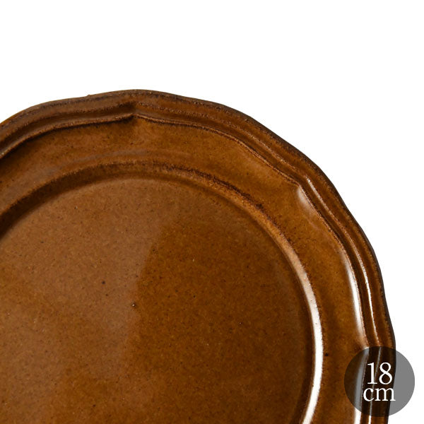 LA MOISSON ラ・モワッソン ビストロ アンバー 18cm ブレッドプレート