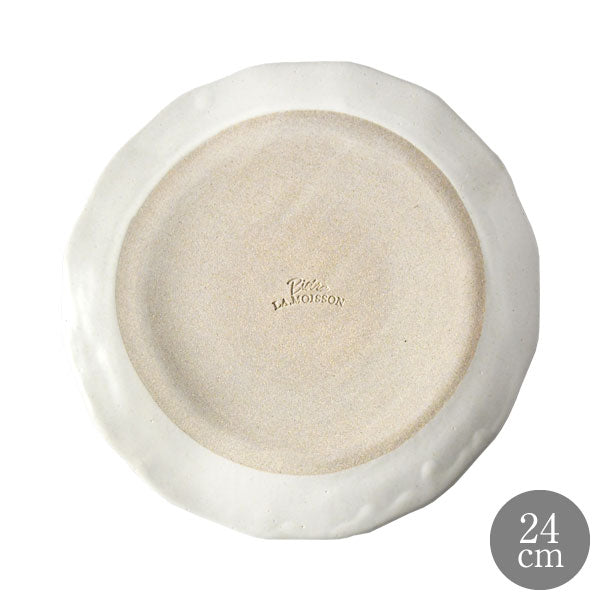 LA MOISSON ラ・モワッソン ビストロ ホワイト 24cm デザートプレート
