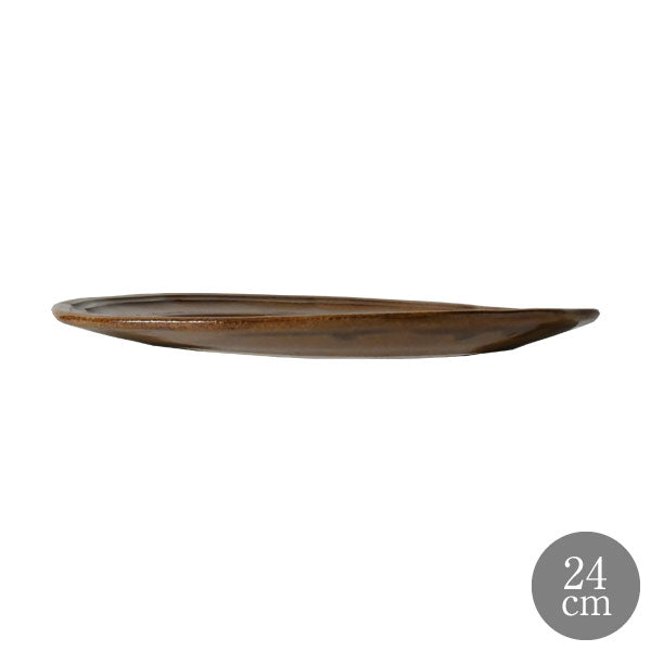 LA MOISSON ラ・モワッソン ビストロ アンバー 24cm デザートプレート