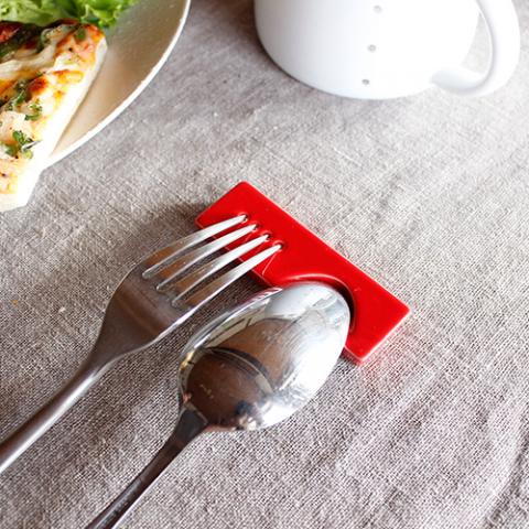 カトラリーレスト (S) RED