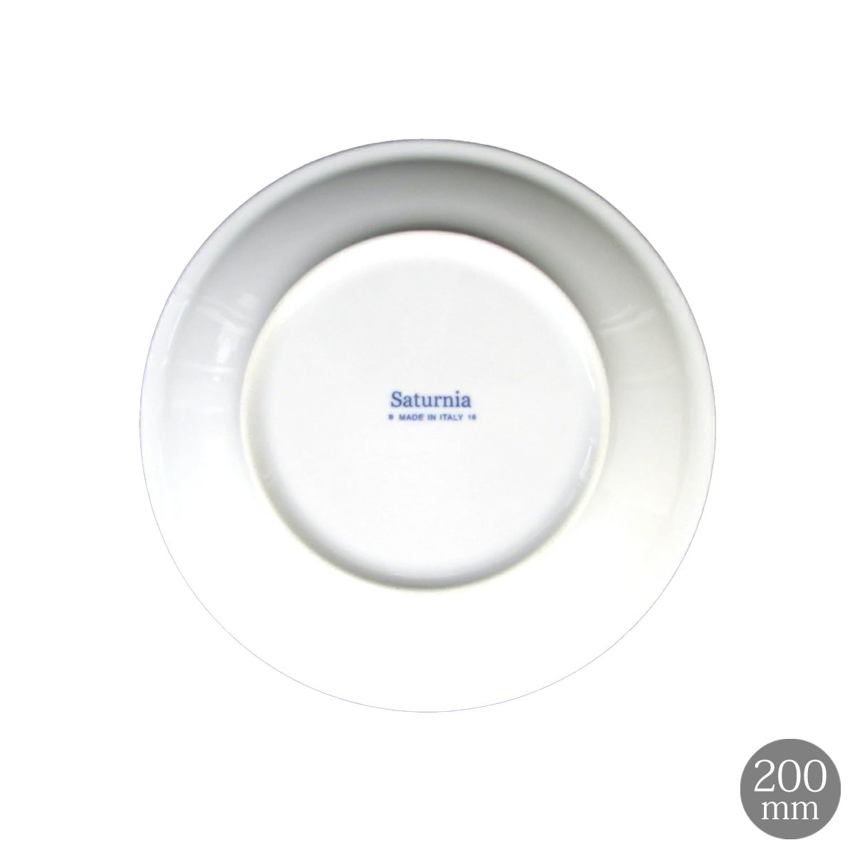 <独占販売> Saturnia(サタルニア) Milano Rosso ミラノロッソ レッド ライン デザート プレート 20cm 食器