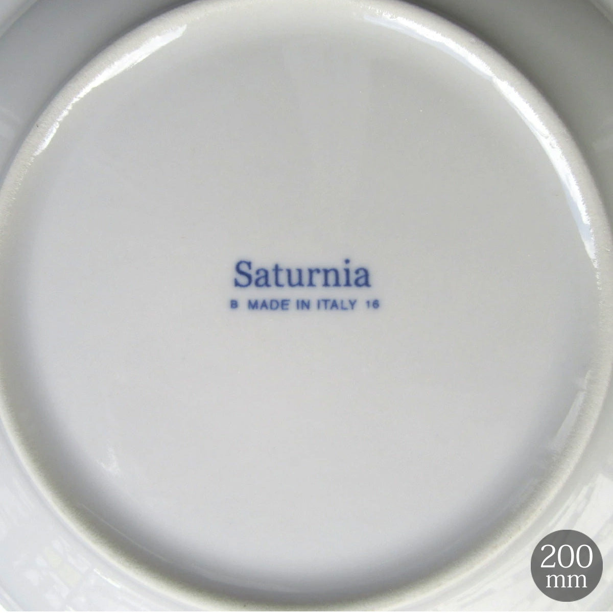 <独占販売> Saturnia(サタルニア) Milano Rosso ミラノロッソ レッド ライン デザート プレート 20cm 食器