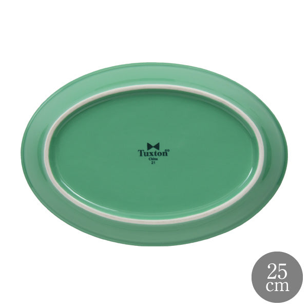 TUXTON タクストン Concentrix コリアンダー 25cm オーバルプレート コンセントリクス