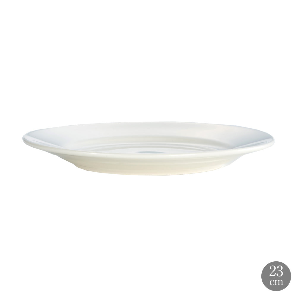 TUXTON タクストン Eggshell 23cmサラダプレート