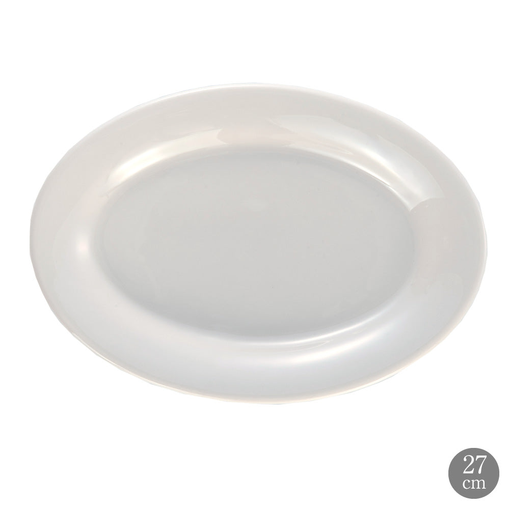 Tuxton Eggshell オーバルプレート 27cm