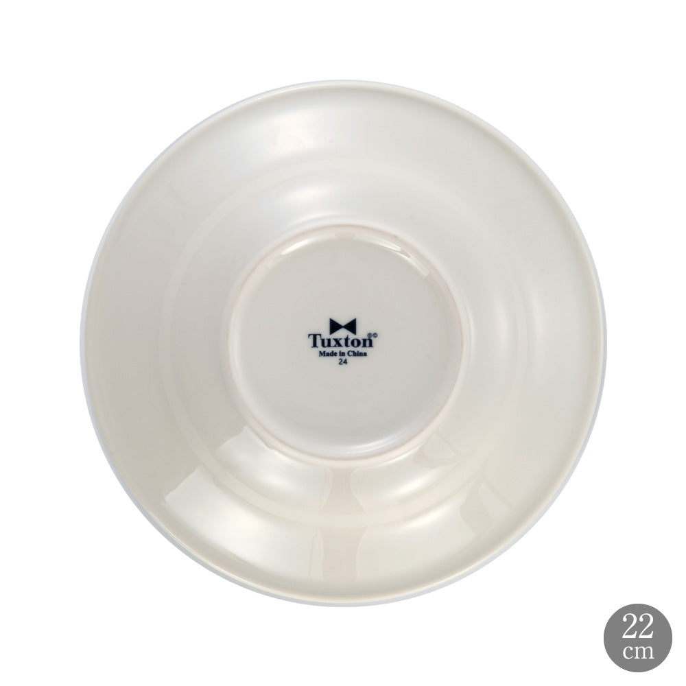 TUXTON タクストン Eggshell 22cmスーププレート