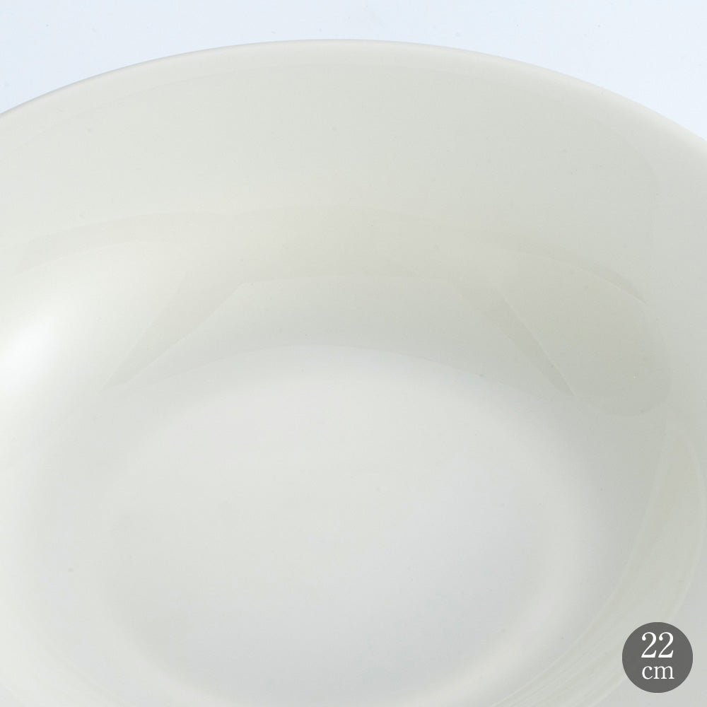 TUXTON タクストン Eggshell 22cmスーププレート
