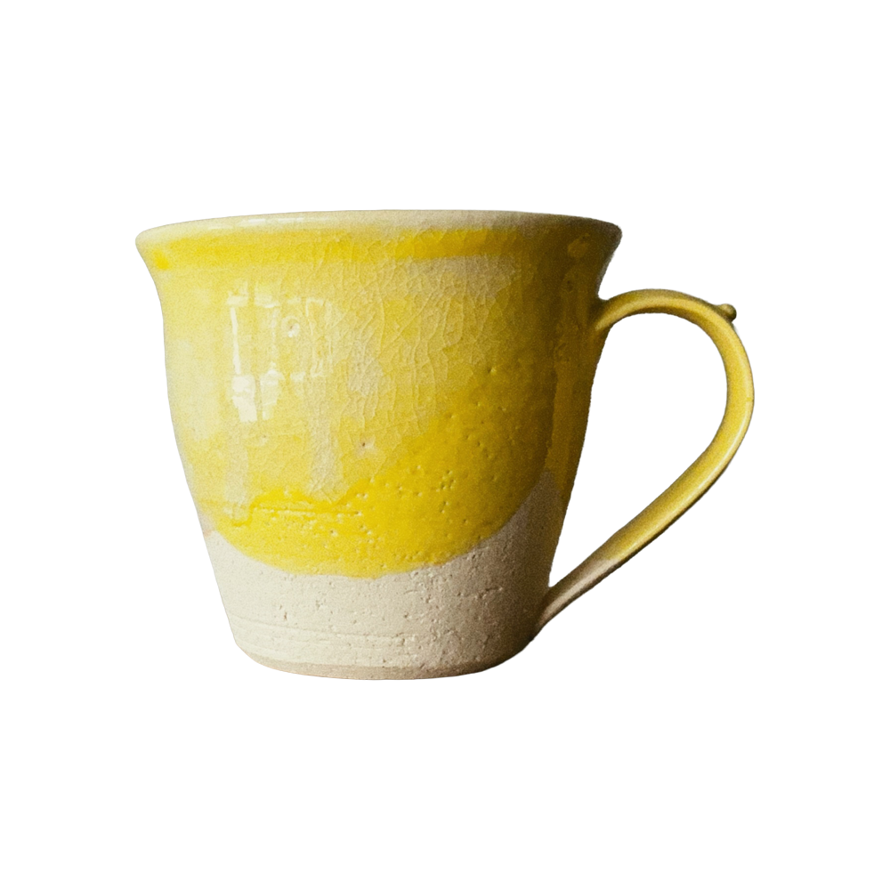 【1点限定】信楽 Imagine（イマジン） 光を蓄える黄のマグカップ